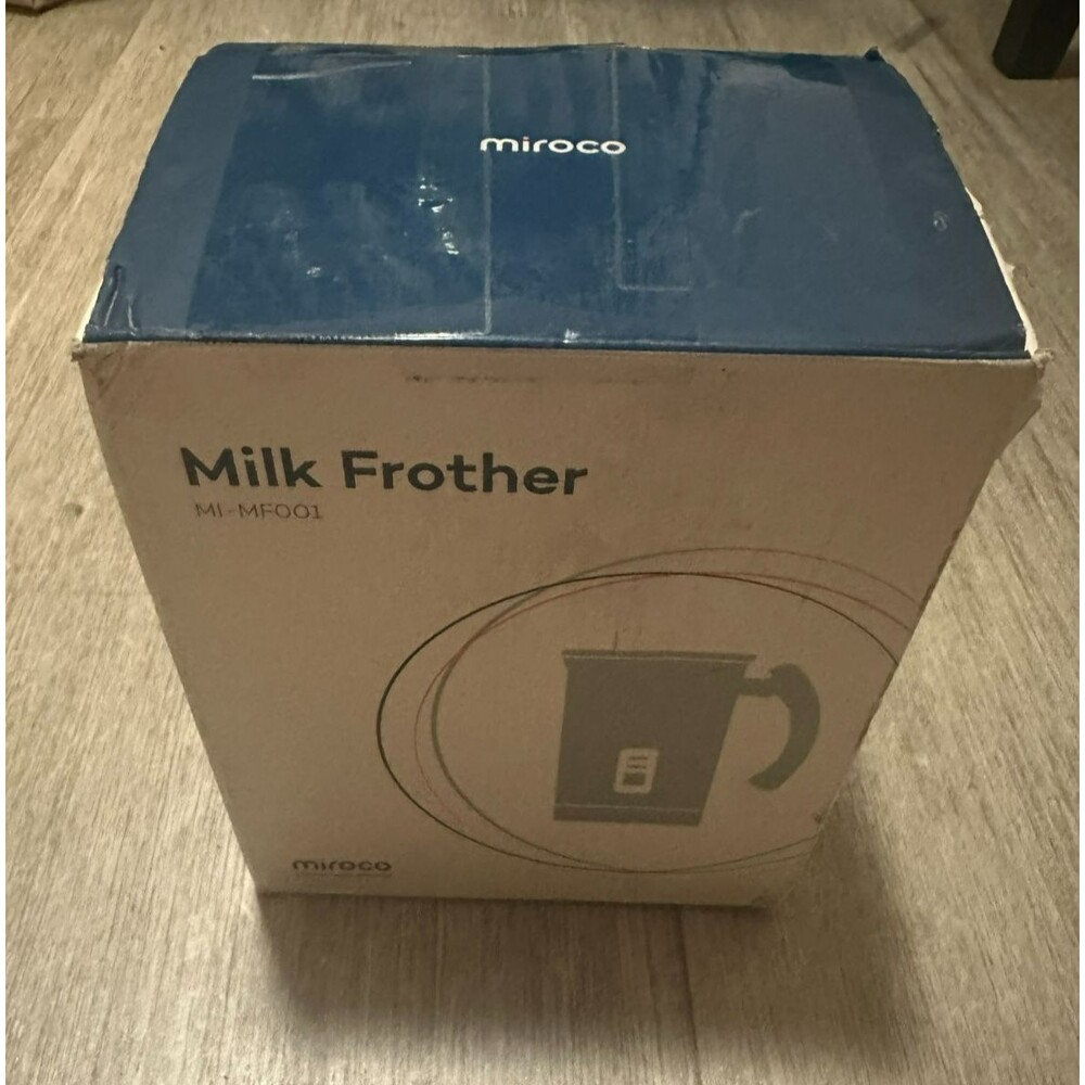 Miroco Electric Milk Frother Steamer Automatic Foam Maker MI-MF001 Black